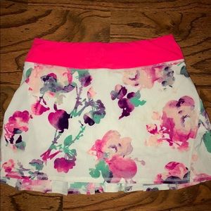 Lululemon skirt with shorts under